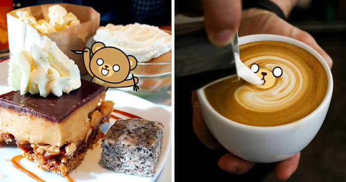 I Stick This Bear On Real-Life Pictures And Things I Enjoy