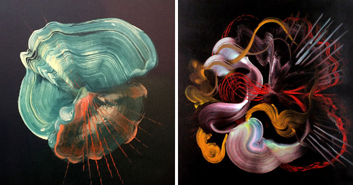 UK Artist Genevieve Leavold Creates Dark Worlds Of Abstracted Natural Forms