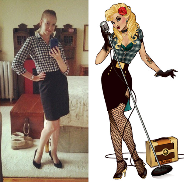 100% Accidental: Showed Up At Work Today Dressed Like Black Canary Bombshell