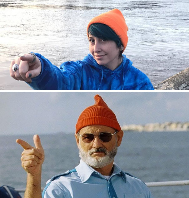 "Point Up At The Building So I Can Take A Photo" "Why?"