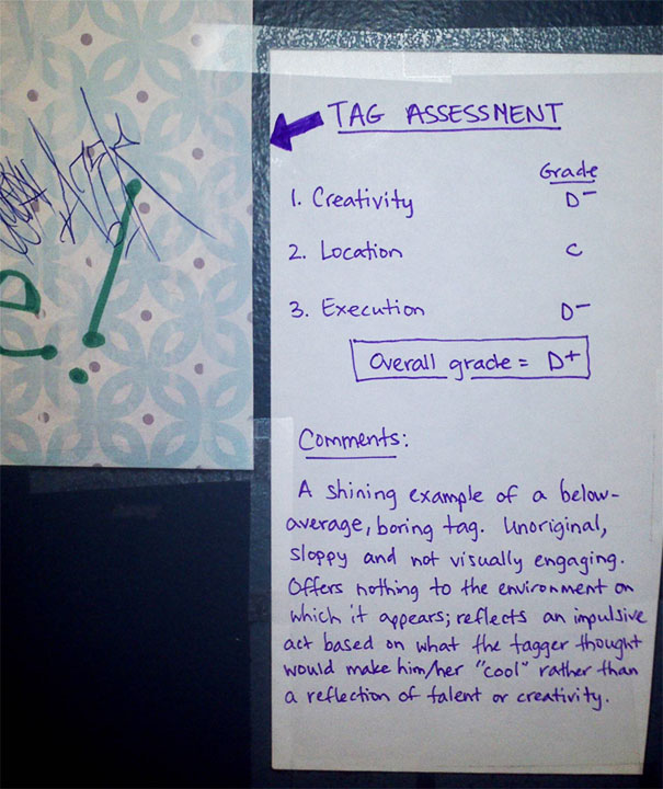 The Poster On My Teacher's Door Was Tagged, This Was Her Response