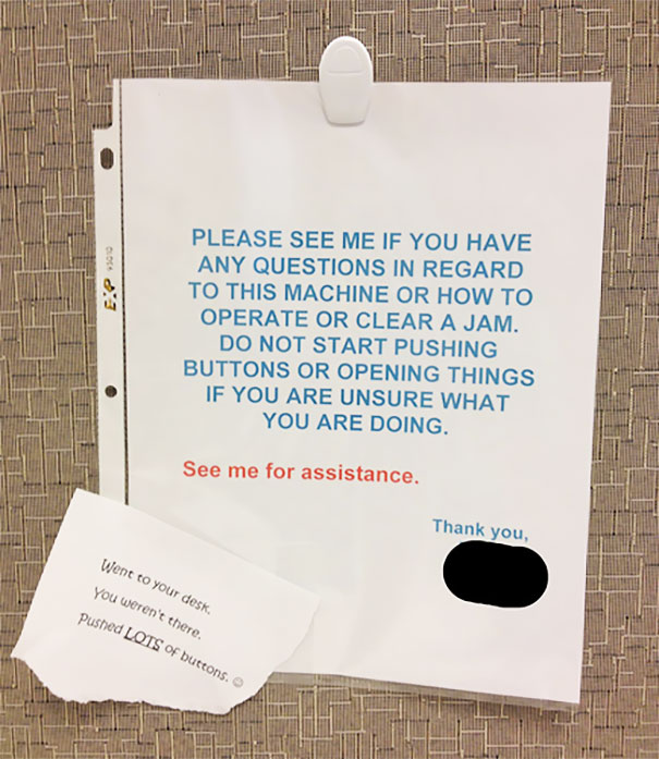 Pushed Lots Of Buttons