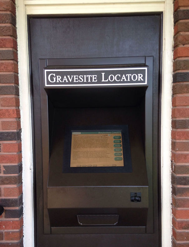 This Cemetery Has A Gravesite Locator