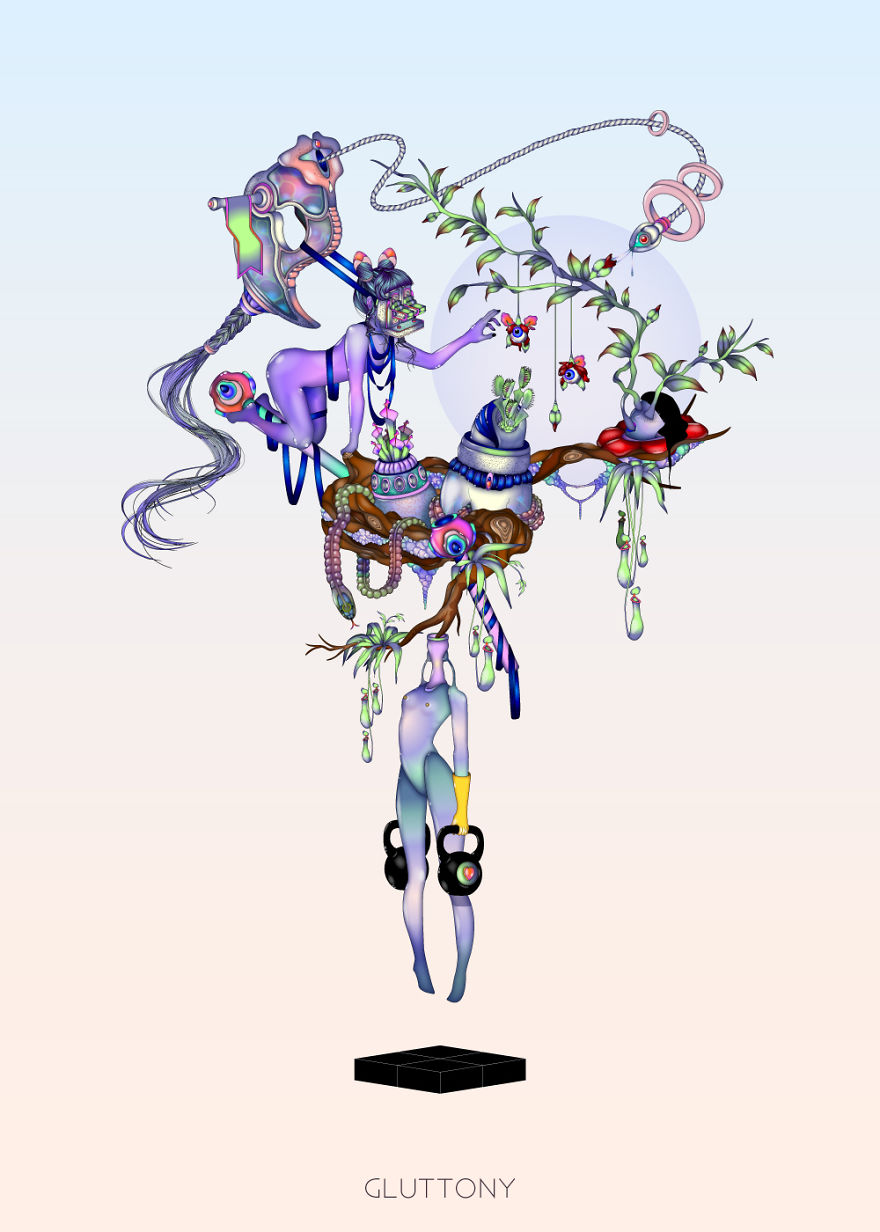 I Made My Own Interpretation Of The 7 Cardinal Sins