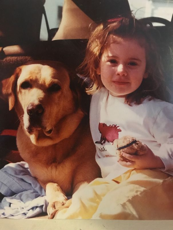 Her “Brother’s Dog” .... 😏