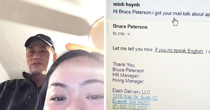 Este inmigrante fue rechazado en un trabajo de la forma más degradante, así que su hija hizo que pagaran por ello