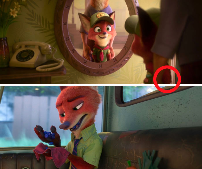In Zootopia, Nick's Handkerchief Was Part Of His Scout Uniform From When He Was A Cub