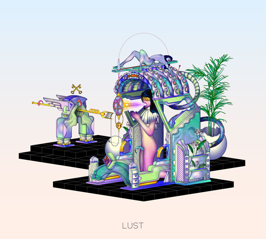 I Made My Own Interpretation Of The 7 Cardinal Sins