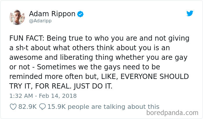 Adam Rippon Tweet