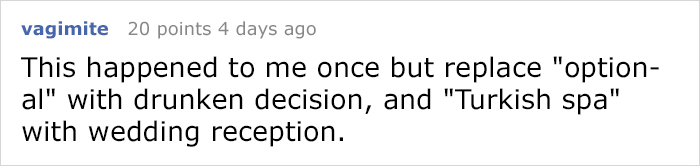 Woman Trusts Reviews And Goes Into Spa Naked, Regrets It Immediately Woman Trusts Reviews And Goes Into Spa Naked, Regrets It Immediately