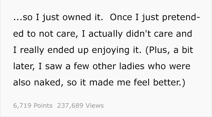 Woman Trusts Reviews And Goes Into Spa Naked, Regrets It Immediately