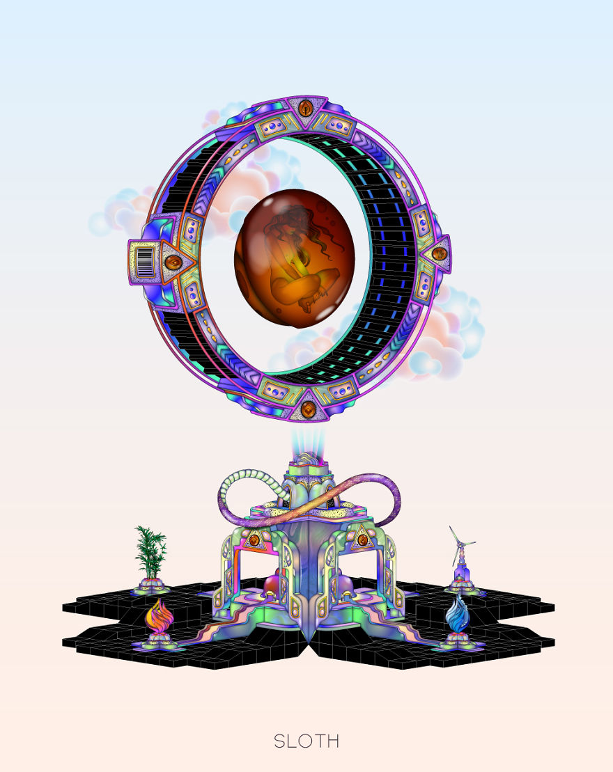 I Made My Own Interpretation Of The 7 Cardinal Sins