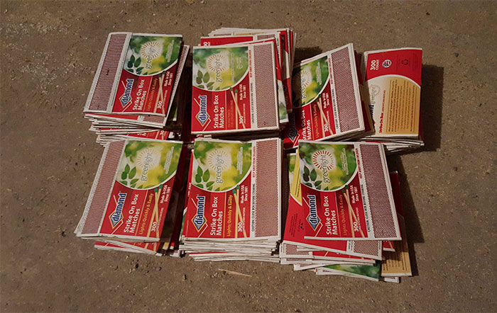 Guy Spends Almost A Year Gluing 42,000 Matches To Make A Giant Sphere, Sets It On Fire Guy Spends Almost A Year Gluing 42,000 Matches To Make A Giant Sphere, Sets It On Fire