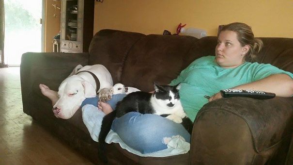 My Daughter And Part Of The Crew.