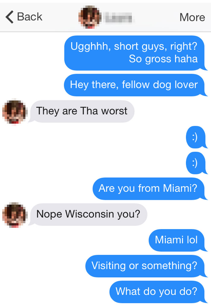 Woman Tells Guys Shorter Than 5'7" To Swipe Left On Tinder, So This Guy Makes Her Regret It