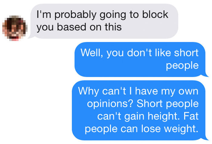 Woman Tells Guys Shorter Than 5'7" To Swipe Left On Tinder, So This Guy Makes Her Regret It