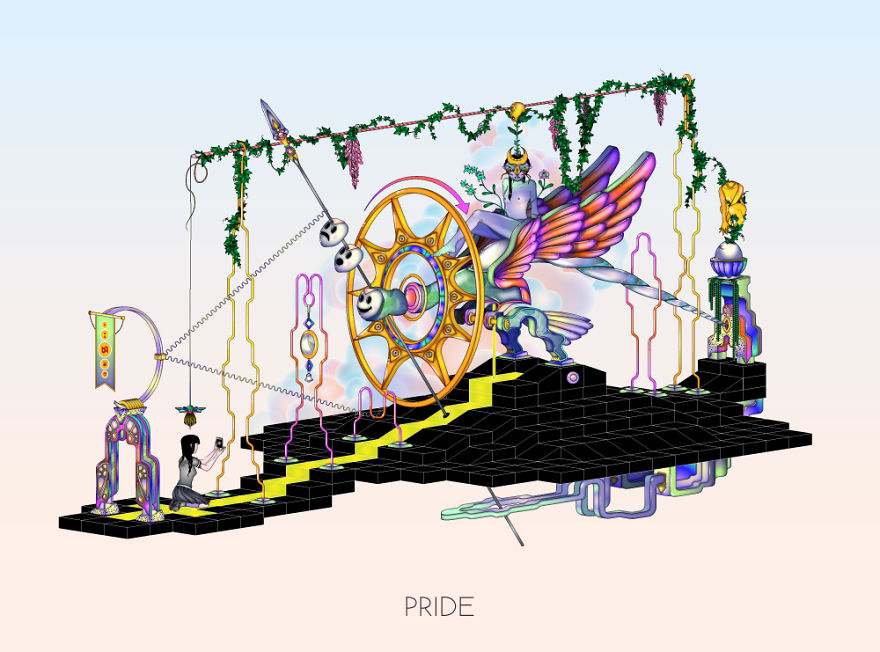 I Made My Own Interpretation Of The 7 Cardinal Sins