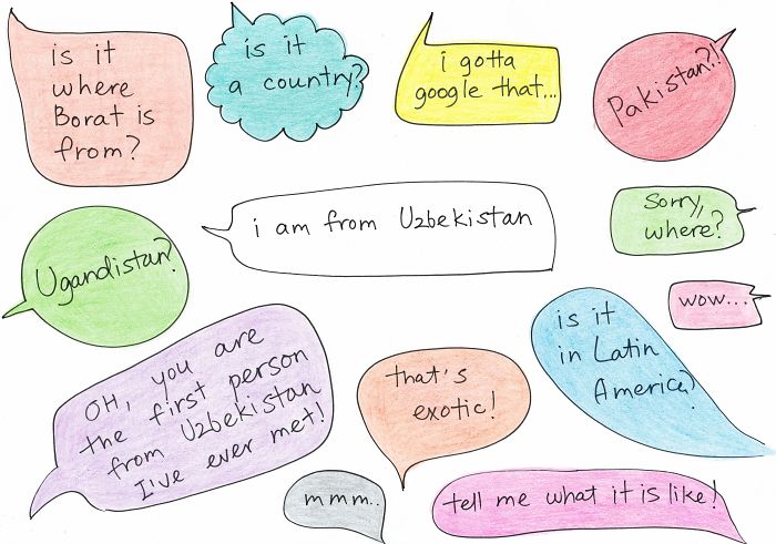 I Created These Doodles To Tell People I Meet What My Homeland Is Like