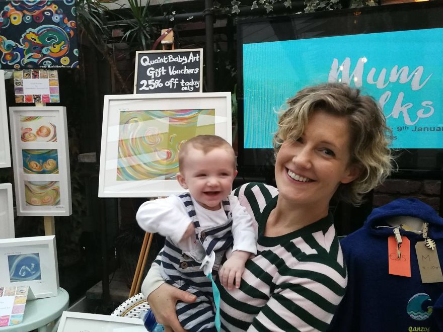 Lawyer Mom Gives Up Career To Pursue Her Real Passion, Ultrasound Painting Lawyer Mom Gives Up Career To Pursue Her Real Passion, Ultrasound Painting