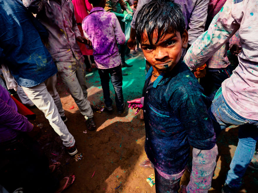 Beautiful Portraits Taken At The Holi Festival Of Colors In India