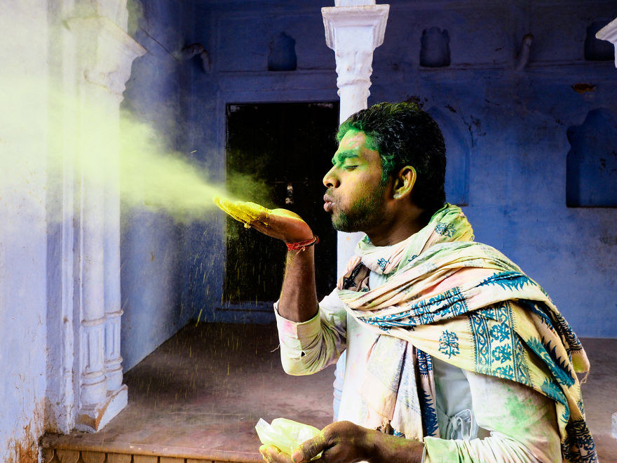 Beautiful Portraits Taken At The Holi Festival Of Colors In India Beautiful Portraits Taken At The Holi Festival Of Colors In India