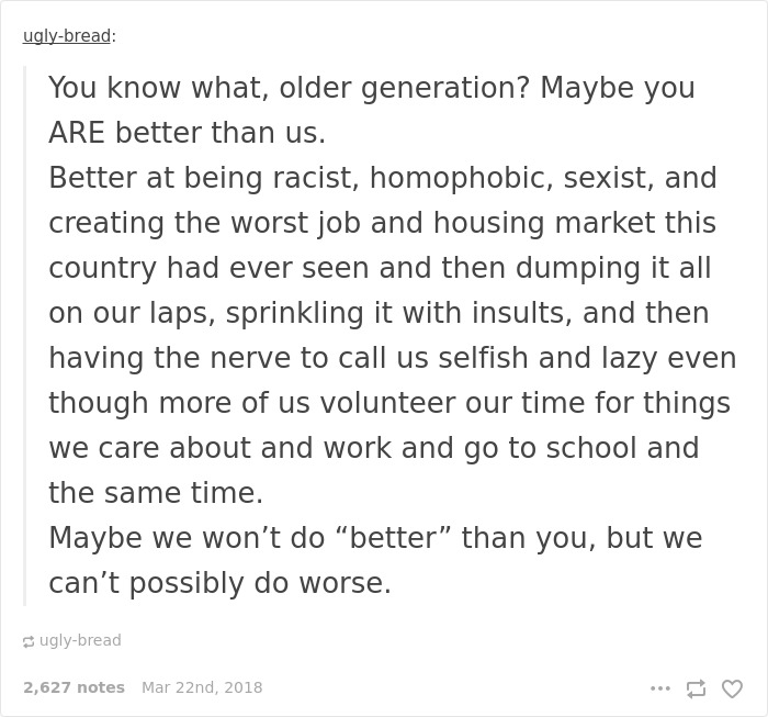 Millennials Vs Baby Boomers