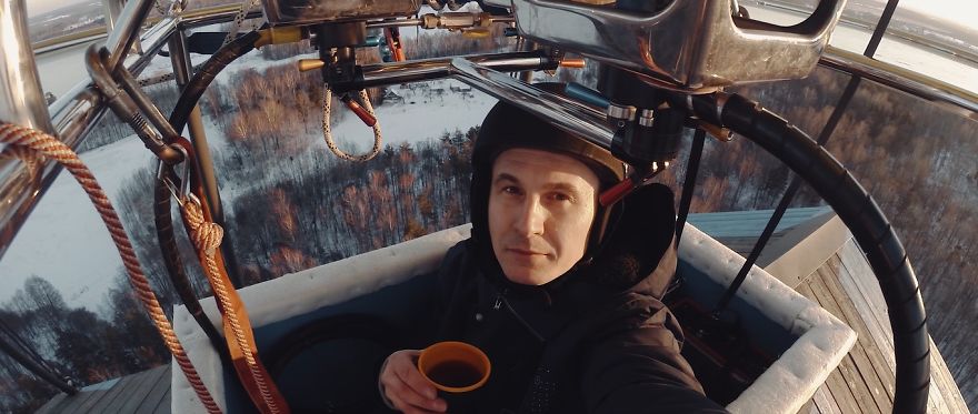 A Company Literally Flew A House Over Lithuania A Company Literally Flew A House Over Lithuania