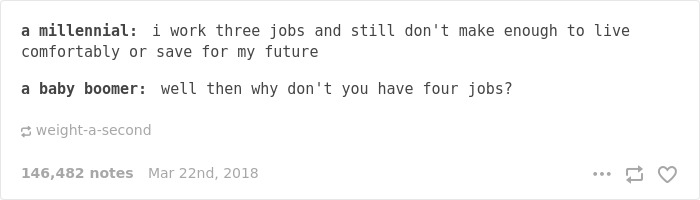 Millennials Vs Baby Boomers