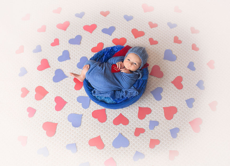 I Incorporated "Mandala" - The Symbol Of Harmony And Completeness In My Baby Photography.