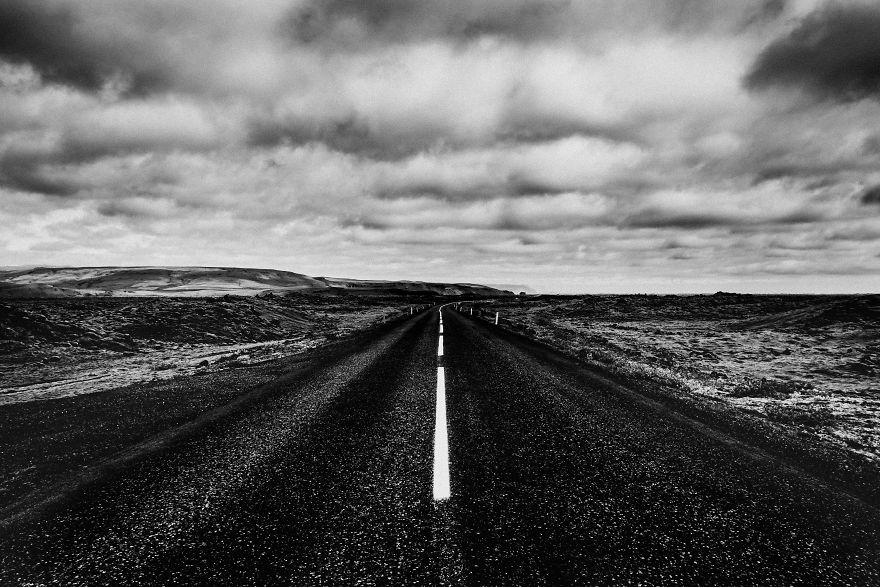 Iceland In Black And White