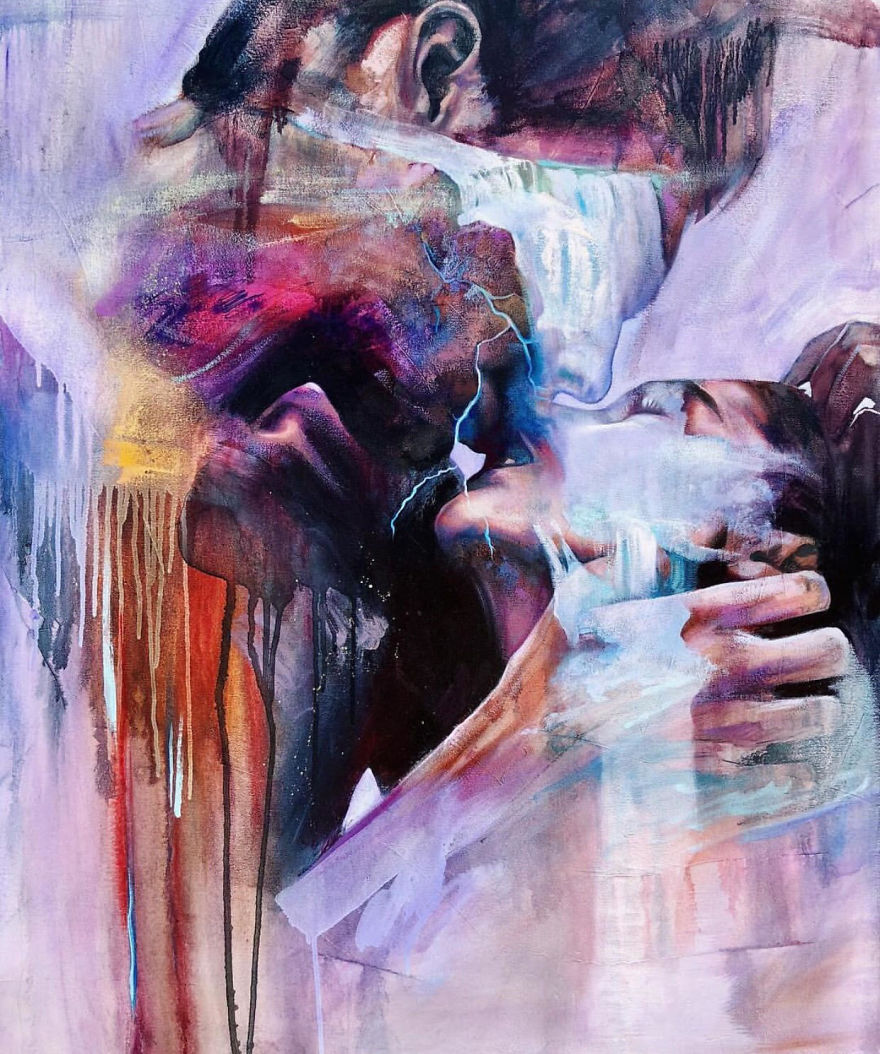 18-Year-Old Painter Stuns The Art World With Her Vibrant Paintings, Sells Them For $10k 18-Year-Old Painter Stuns The Art World With Her Vibrant Paintings, Sells Them For $10k