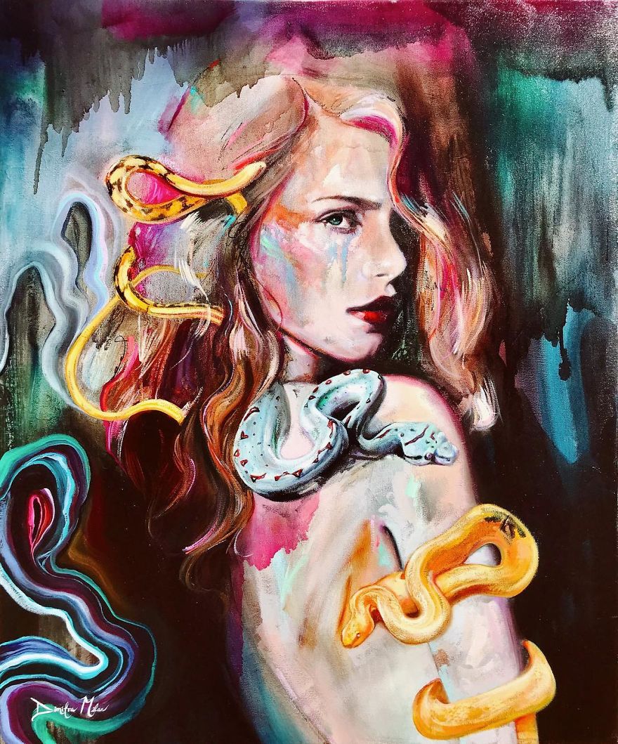 18-Year-Old Painter Stuns The Art World With Her Vibrant Paintings, Sells Them For $10k 18-Year-Old Painter Stuns The Art World With Her Vibrant Paintings, Sells Them For $10k