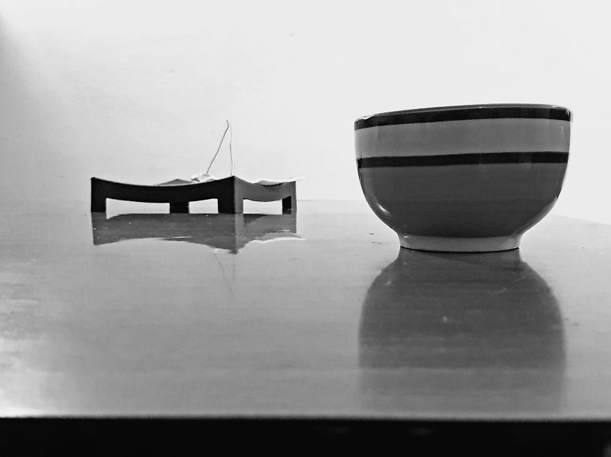 I Took Pictures Of Perfect Reflections Using My Mobile Phone