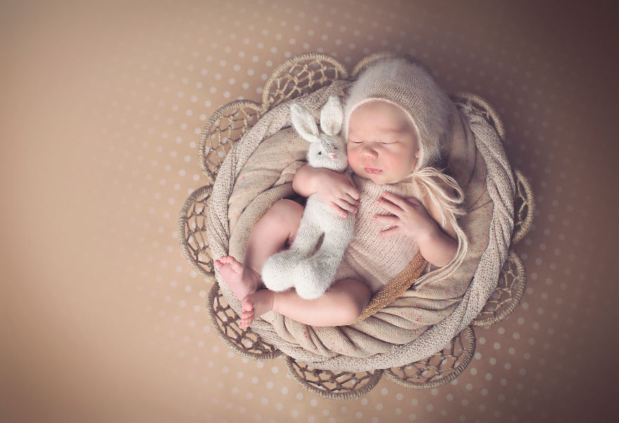 I Incorporated "Mandala" - The Symbol Of Harmony And Completeness In My Baby Photography.