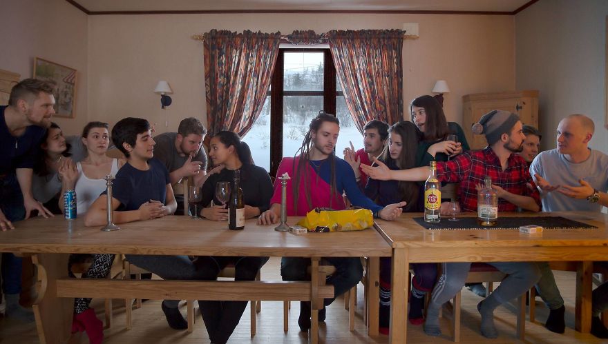 Our Friend Is Using Us To Recreate Famous Art