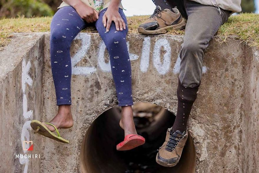 Photographer Picks These Two Homeless Lovebirds And Transforms Them Into Models