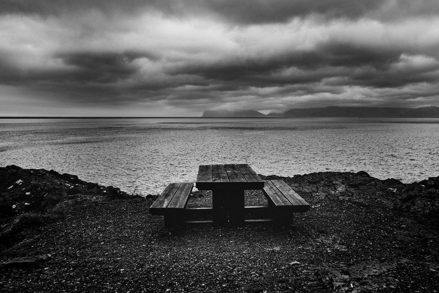 Iceland In Black And White