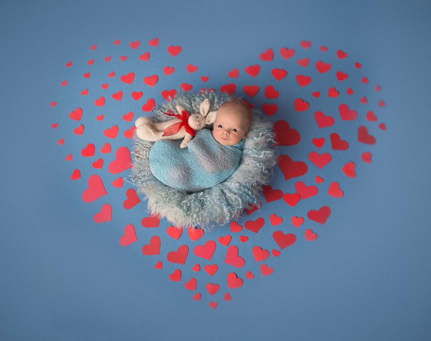 I Incorporated "Mandala" - The Symbol Of Harmony And Completeness In My Baby Photography.