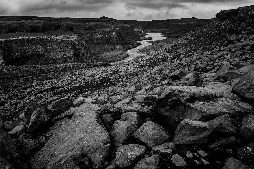 Iceland In Black And White