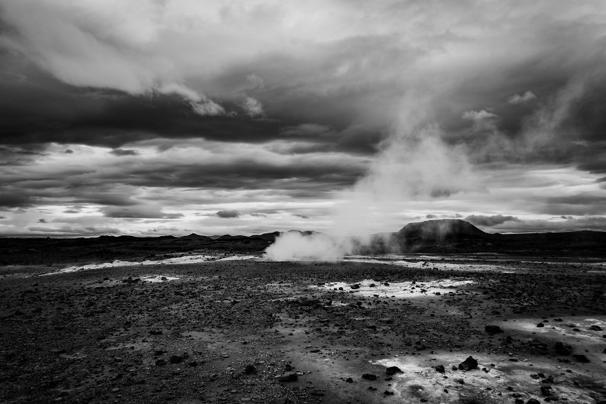 Iceland In Black And White