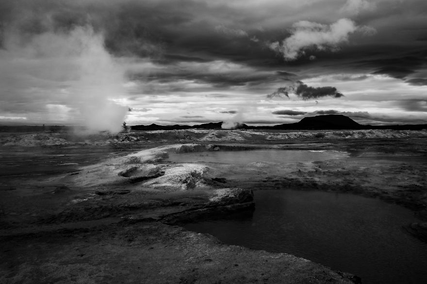 Iceland In Black And White