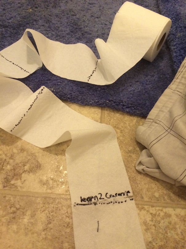 You Can't Spare Three Squares?