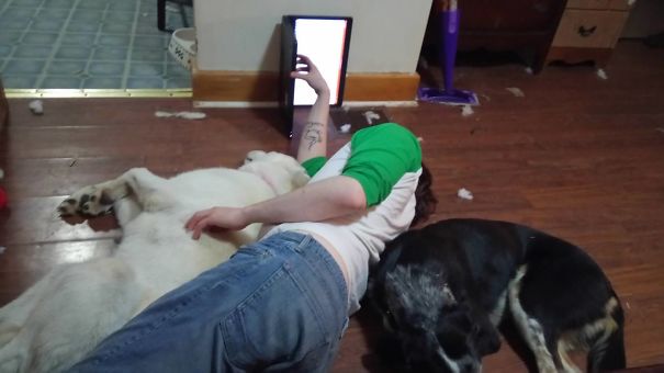 My Boyfriend Studying For Finals