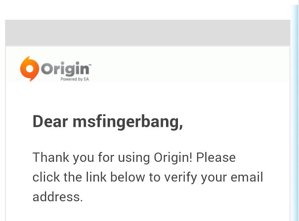 When I Let The Husband Create My Account Because I Couldn't Be Bothered...