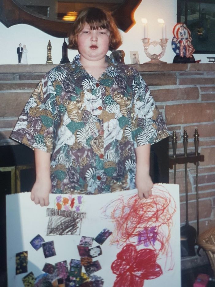 Visiting My Family After Several Years And Going Through Albums. Me At About 12. I'm A Girl