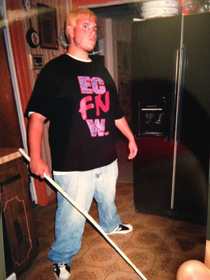 Had My Grandma Take This Pic Of Me In 99/00 For My “GF” I Met In An AOL Chat Room