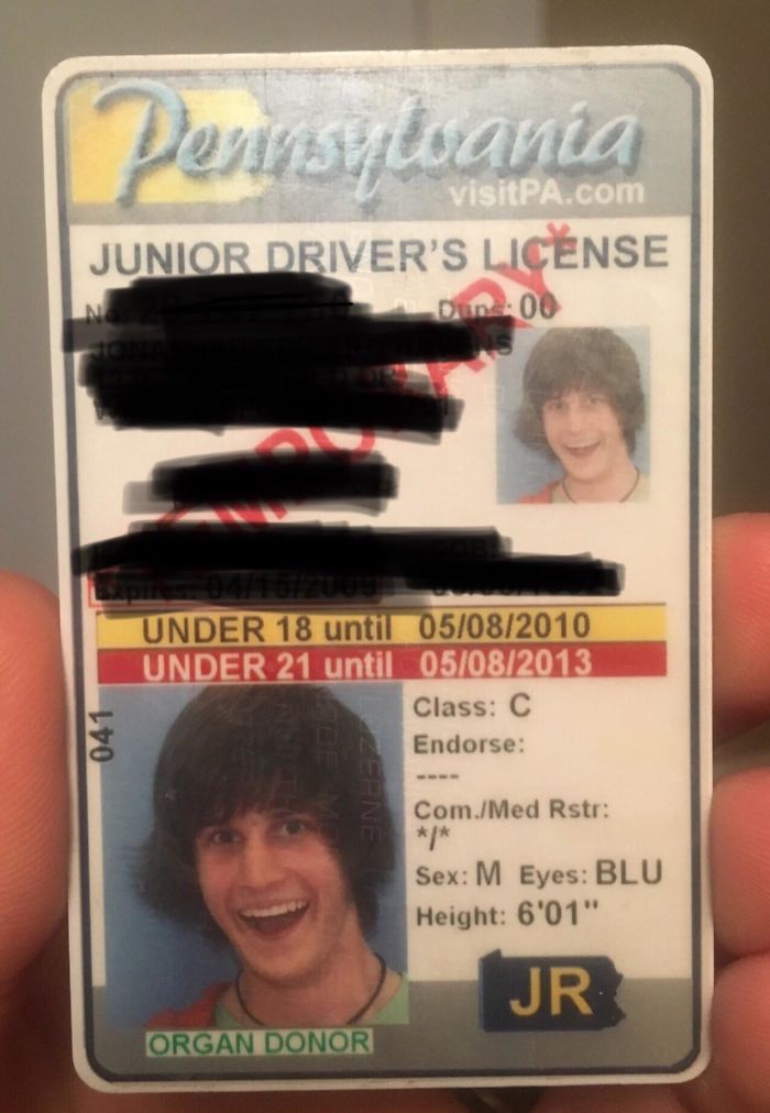 My First Driver’s License Photo
