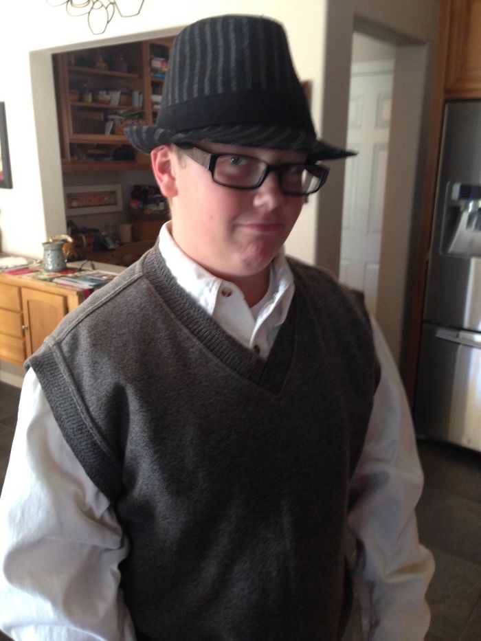 I Had To Dress Up To Do A Speech