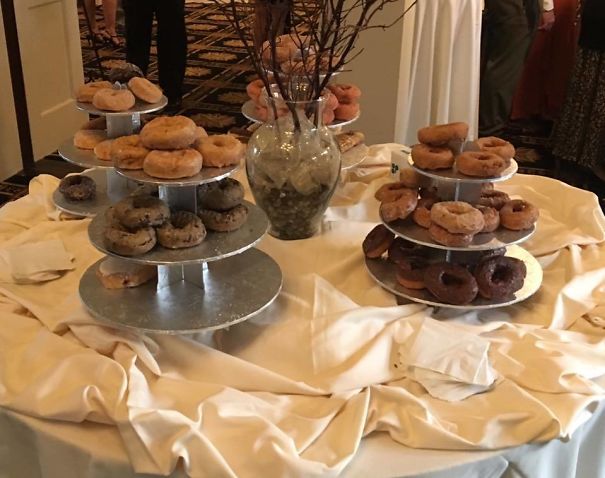 I'm At A Wedding. Both Bride And Groom Are Police Officers. This Is What They Are Serving