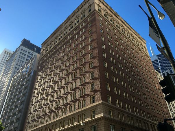 The Shadows Of These Windows Make An Optical Illusion